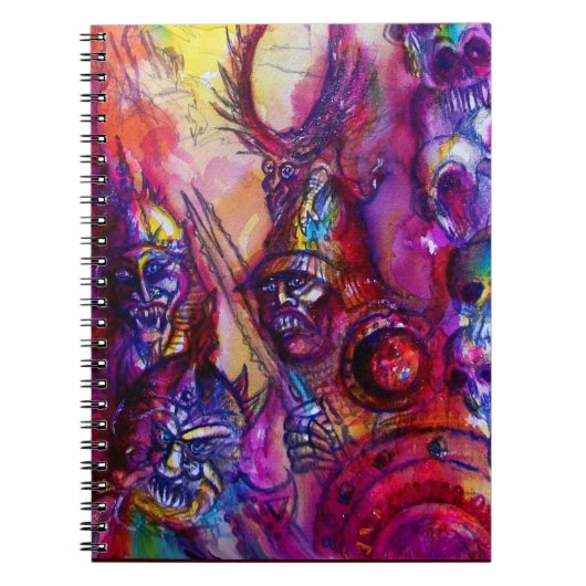 HALLOWEEN MONSTERS/ORK WAR Fantasy Notitieboek (Voorkant)