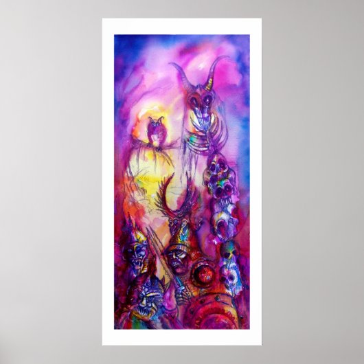 HALLOWEEN MONSTERS/ORK WAR Fantasy Poster (Voorkant)