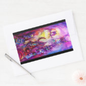 HALLOWEEN MONSTERS/ORK WAR Fantasy Rechthoekige Sticker (Envelop)