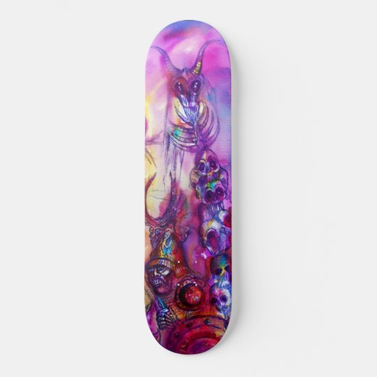 HALLOWEEN MONSTERS/ORK WAR Fantasy Skateboard (Voorkant)