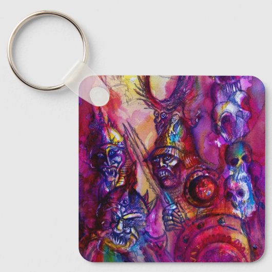 HALLOWEEN MONSTERS/ORK WAR Fantasy Sleutelhanger (Voorkant)