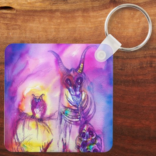 HALLOWEEN MONSTERS/ORK WAR Fantasy Sleutelhanger (Achterkant)