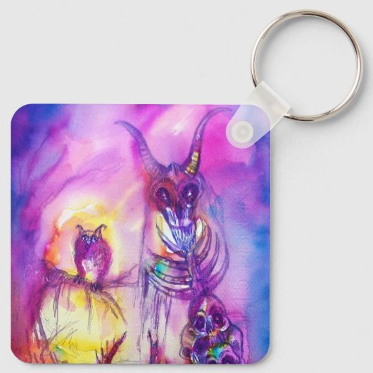 HALLOWEEN MONSTERS/ORK WAR Fantasy Sleutelhanger (Achterkant)