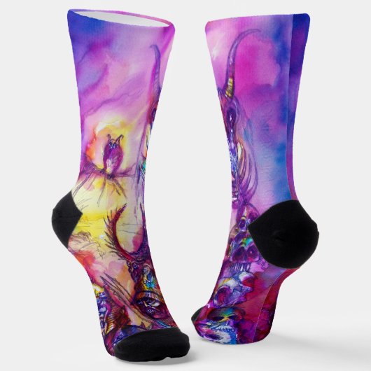 HALLOWEEN MONSTERS / ORK WAR Fantasy Sokken (Gebogen)