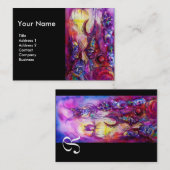 HALLOWEEN MONSTERS/ORK WAR Fantasy Visitekaartje (Voorkant / Achterkant)