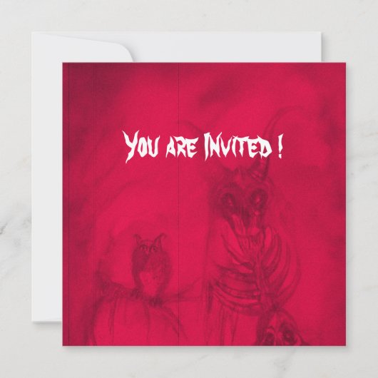 HALLOWEEN MONSTERS/ORKWAR KAART (Voorkant)