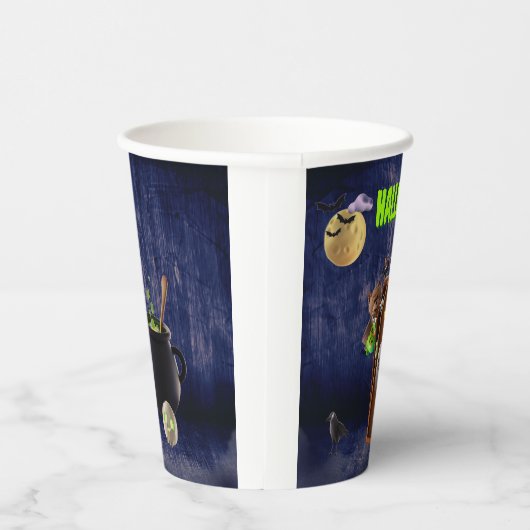 Halloween - Monsters Papieren Bekers (Rechts)