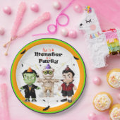 Halloween Monsters Party Papieren Bordje (Feest)