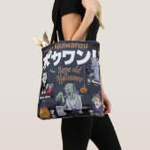 Halloween Monsters: Same Old Habits Funny Costume Tote Bag (Dichtbij)