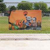 Halloween Monsters Spandoek (Insitu)