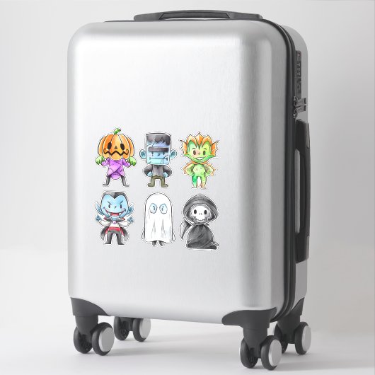 Halloween Monsters Sticker (Koffer)