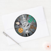 Halloween Monster's Sticker (Envelop)