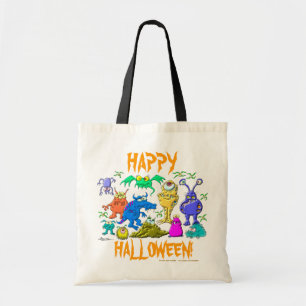 Halloween Monsters Tote Bag