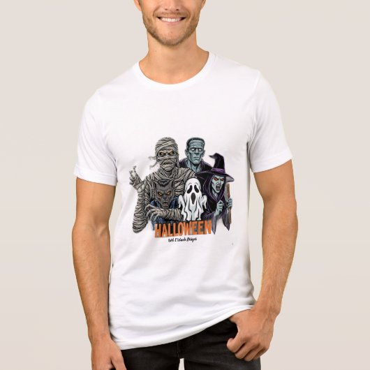 Halloween Monsters Tshirt (Voorkant)