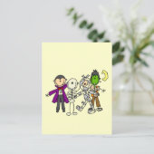 Halloween Monsters Tshirts en Gifts Briefkaart (Staand voorkant)