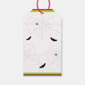Halloween Monsters Verjaardagsfeest Cadeaulabel (Achterkant)