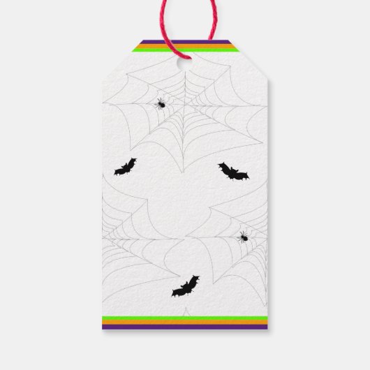 Halloween Monsters Verjaardagsfeest Cadeaulabel (Achterkant)