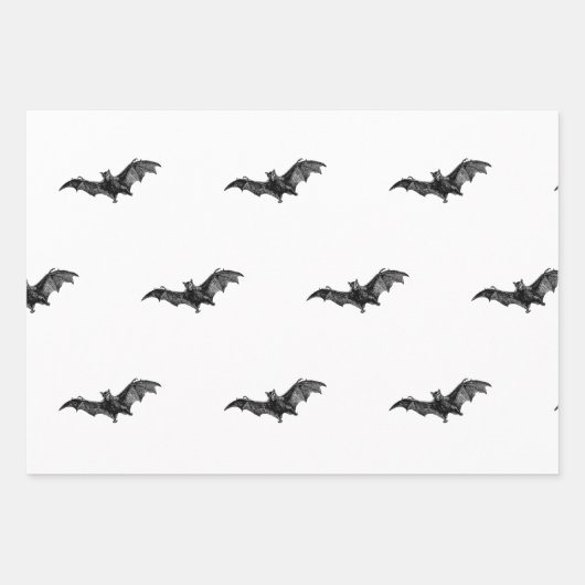 HALLOWEEN MONSTERS Verpakking Papieren Blad Set va Inpakpapier Vel (Voorkant 3)