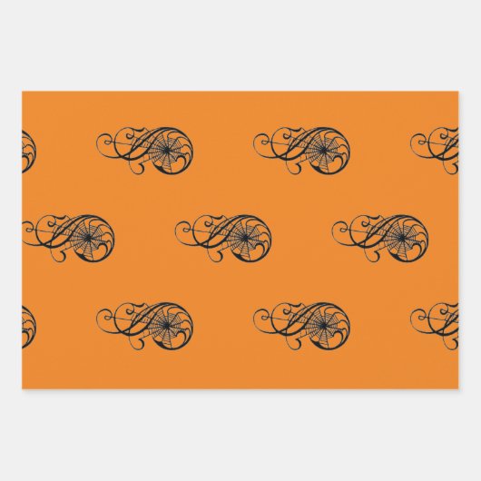 HALLOWEEN MONSTERS Verpakking Papieren Blad Set va Inpakpapier Vel (Voorkant 2)