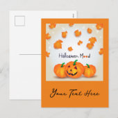 Halloween Mood Feestdagenkaart (Voorkant / Achterkant)