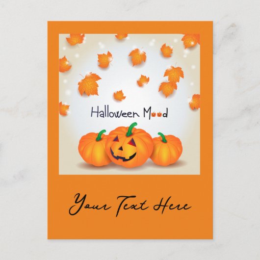 Halloween Mood Feestdagenkaart (Voorkant)