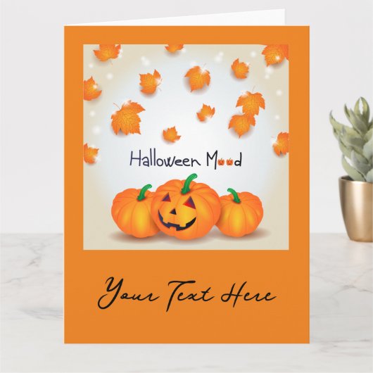 Halloween Mood Kaart (Kleine Plant)