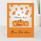 Halloween Mood Kaart (Voorkant)