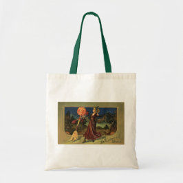  Halloween, mooie dansende heks Tote Bag