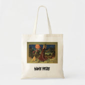  Halloween, mooie dansende heks Tote Bag (Voorkant)