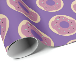 Halloween Mooie Donuts Strooisel Bevroren Cadeaupapier
