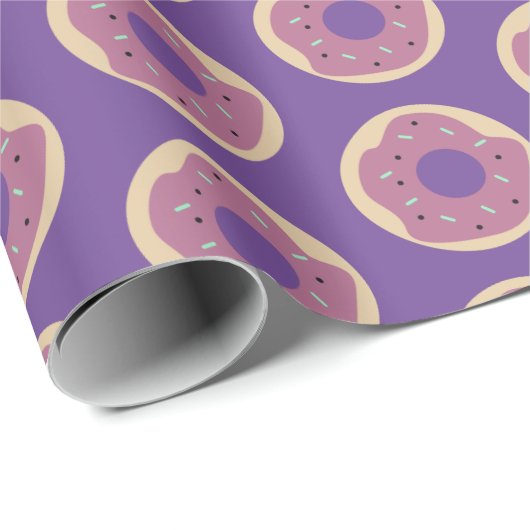 Halloween Mooie Donuts Strooisel Bevroren Cadeaupapier (Rol Hoek)