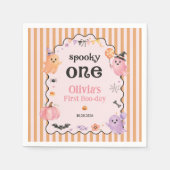 Halloween Mooie Geest Verjaardagsfeest Servetten (Voorkant)
