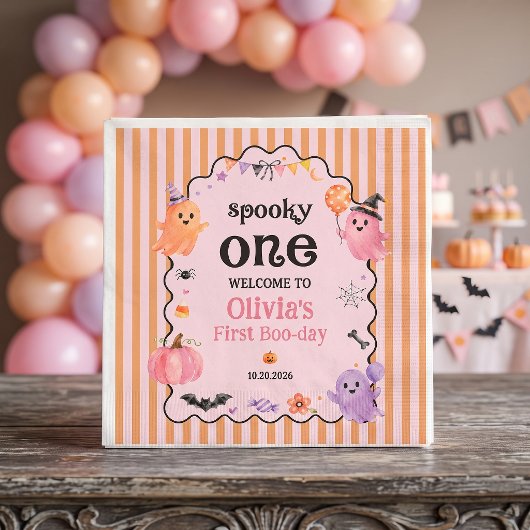 Halloween Mooie Geest Verjaardagsfeest Servetten