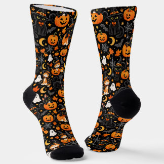 Halloween Mooie Griezelsokken voor Kattenliefhebbe Sokken