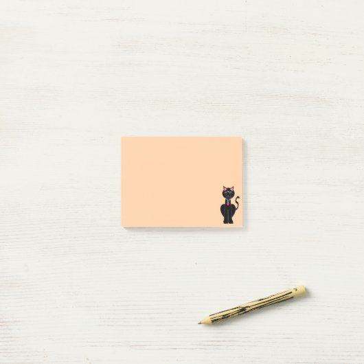 Halloween Mooie Kat Post-it® Notes (Op bureau)