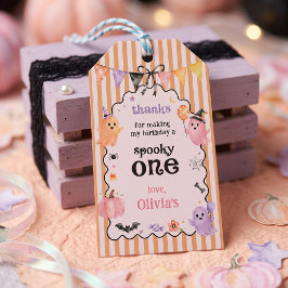 Halloween Mooie Spook Verjaardagsfeestje Cadeautag Cadeaulabel