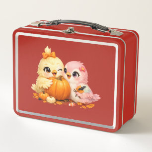 Halloween Mooie Vogel Beste Vrienden Lunchbox