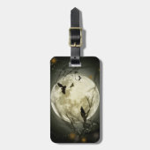 Halloween Moon Bagagelabel (Voorkant verticaal)