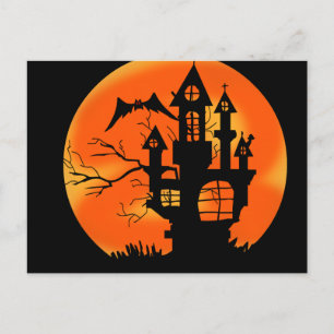 Halloween Moon Briefkaart