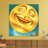 Halloween Moon Canvas Afdruk (Insitu (Woonkamer))