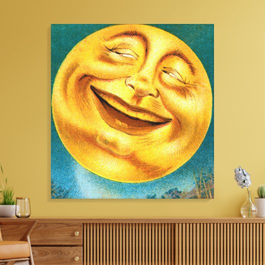Halloween Moon Canvas Afdruk (Insitu (Woonkamer))