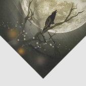 Halloween Moon Crows Night Decoupage Tissue Paper Tissuepapier (Detail)