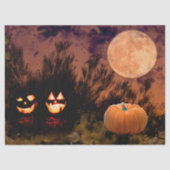 Halloween Moon en Pumpkins Decoupage Tissuepapier (Voorkant)