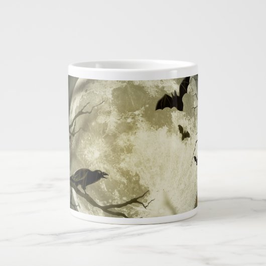 Halloween Moon Grote Koffiekop (Voorkant)