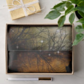 Halloween Moon Haunted Graveyard Tissue Paper Tissuepapier (Geschenk)