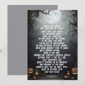 Halloween Moon Kaart (Voorkant / Achterkant)