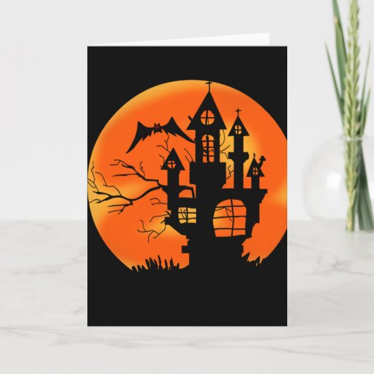 Halloween Moon Kaart (Voorkant)