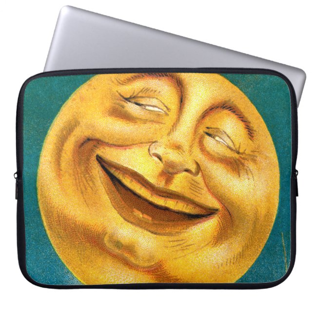 Halloween Moon Laptop Sleeve (Voorkant)