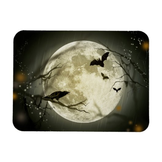 Halloween Moon Magneet (Horizontaal)