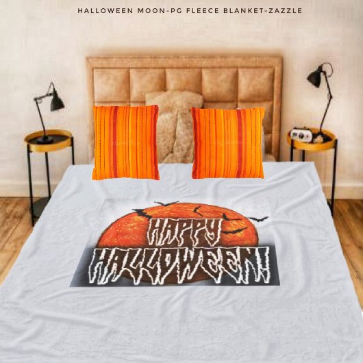 Halloween Moon-PG Fleece Deken